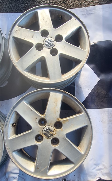 4x100 lyukosztású 5J 14" használt (gyári felni) alufelni 4. kép