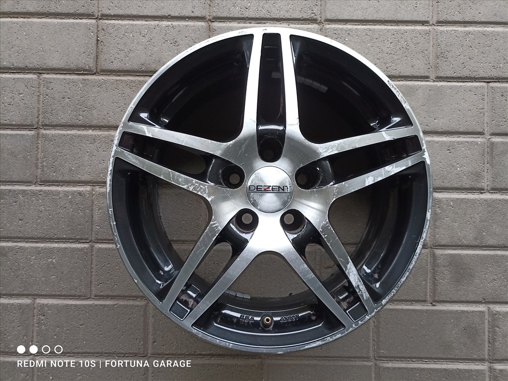 5x100 15" Dezent RB használt alufelni garnitúra 3. kép