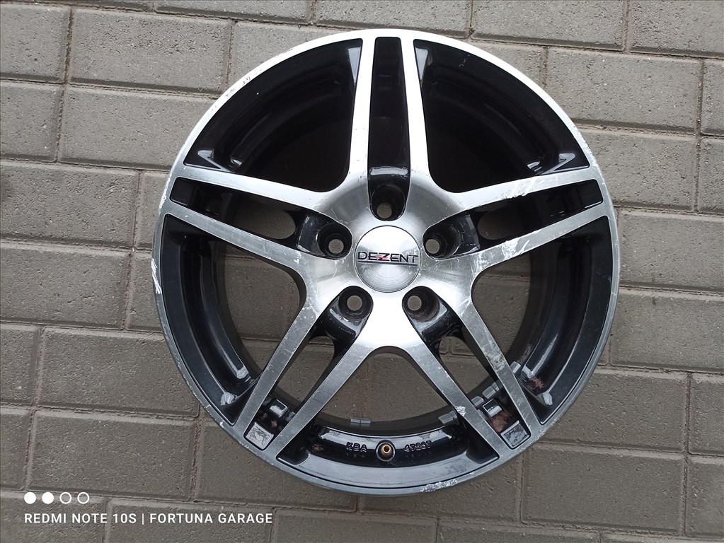 5x100 15" Dezent RB használt alufelni garnitúra 5. kép