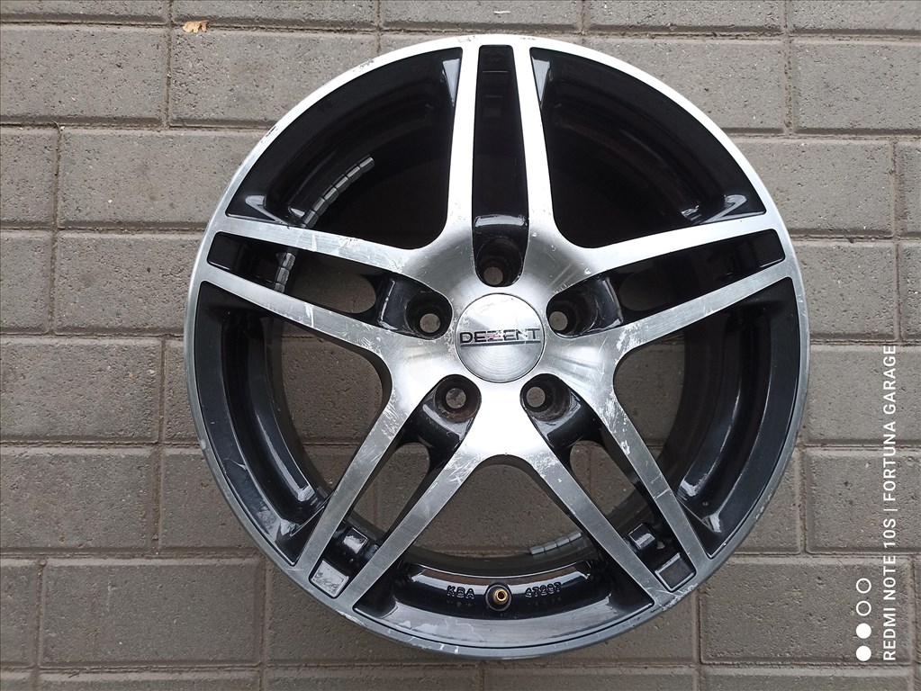 5x100 15" Dezent RB használt alufelni garnitúra 6. kép