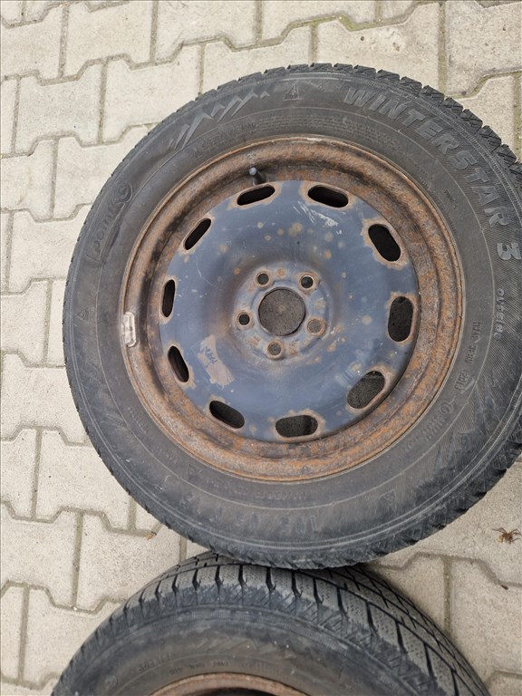  Golf 4, Bora 5x100 15" lemezfelni, 195/55 Points téli gumi (26188) 5. kép