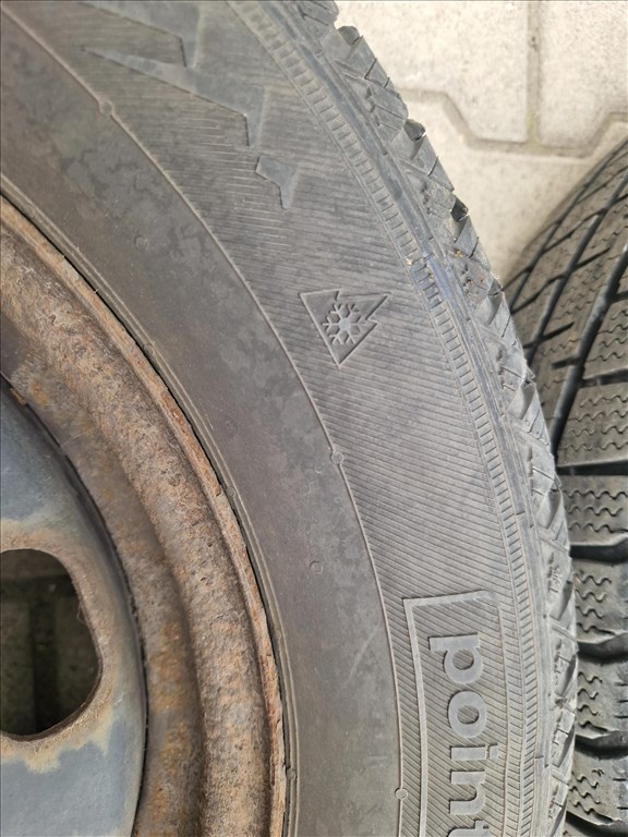  Golf 4, Bora 5x100 15" lemezfelni, 195/55 Points téli gumi (26188) 9. kép