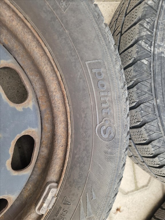  Golf 4, Bora 5x100 15" lemezfelni, 195/55 Points téli gumi (26188) 10. kép