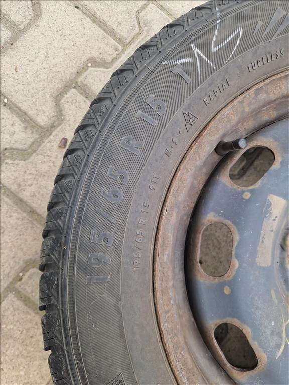  Golf 4, Bora 5x100 15" lemezfelni, 195/55 Points téli gumi (26188) 12. kép