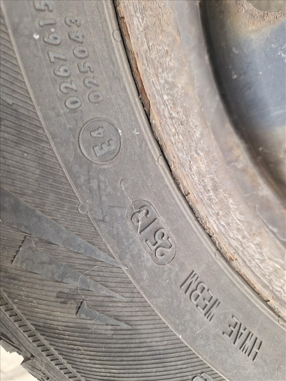  Golf 4, Bora 5x100 15" lemezfelni, 195/55 Points téli gumi (26188) 13. kép