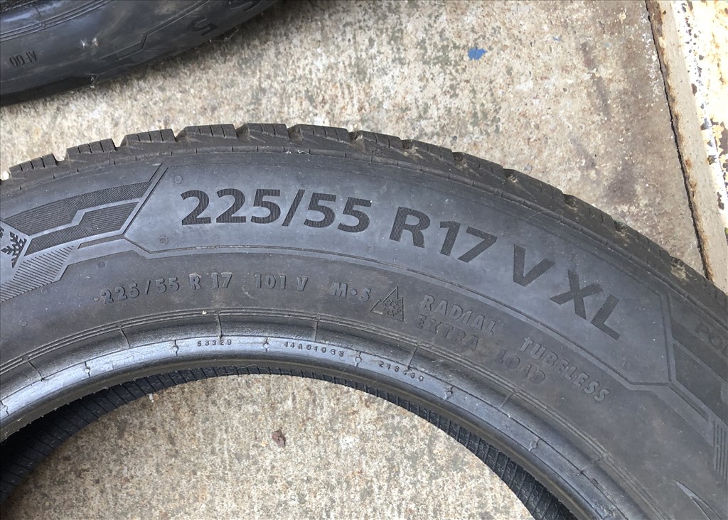  225/5517" újszerű Barum Polaris5 téli gumi 2db,7mm es minta 4. kép