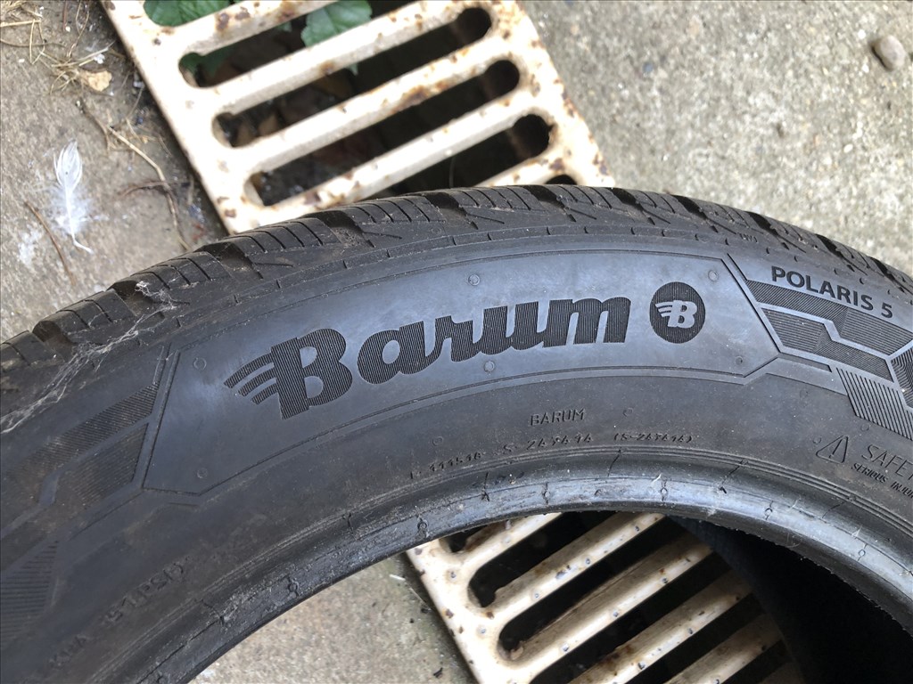  225/5517" újszerű Barum Polaris5 téli gumi 2db,7mm es minta 7. kép