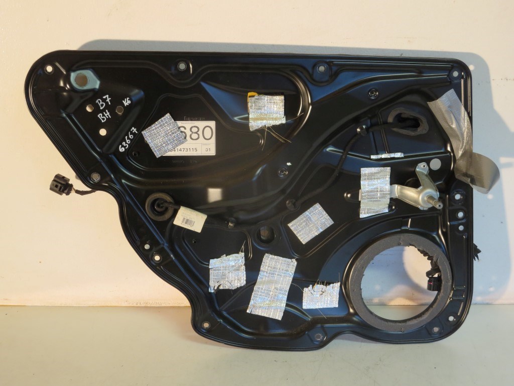 Volkswagen Passat VII 4 ajtós bal hátsó Ablakemelõ szerkezet mechanikus 1. kép
