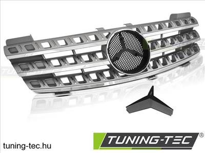 Mercedes ML-osztály W164 MERCEDES W164 05-08 SILVER CHROME Tuning-Tec Hűtőr