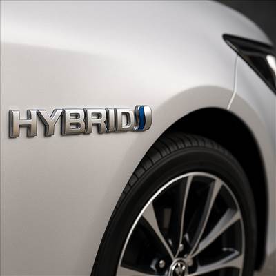 Toyota Corolla (E210), Toyota Prius (XV20) kék - króm Hybrid embléma  7537412090 7537447041