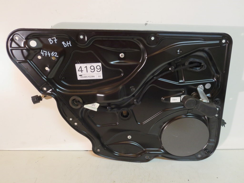 Volkswagen Passat VII 4 ajtós bal hátsó Ablakemelõ szerkezet mechanikus 3C4839755 1. kép