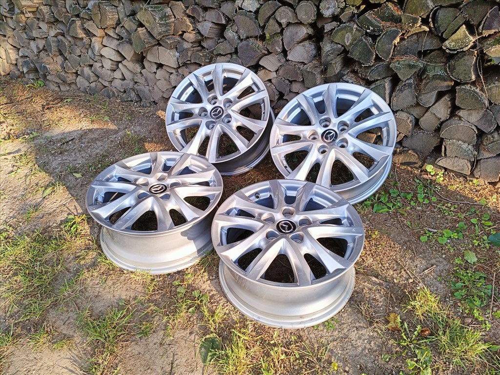  5x114.3 lyukosztású 6,5J 16" újszerű, Mazda (gyári felni) alufelni 3. kép