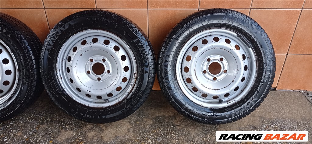 RENAULT TRAFIC 16" LEMEZFELNI 5X118 TÈLI 195/65R16C GUMIVAL OLCSÒN!!! 3. kép