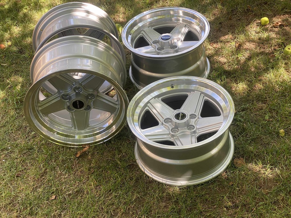 Mercedes AMG Penta 16" kétszéles alufelni 8j 9j w123 w126 w116 stb stb 3. kép