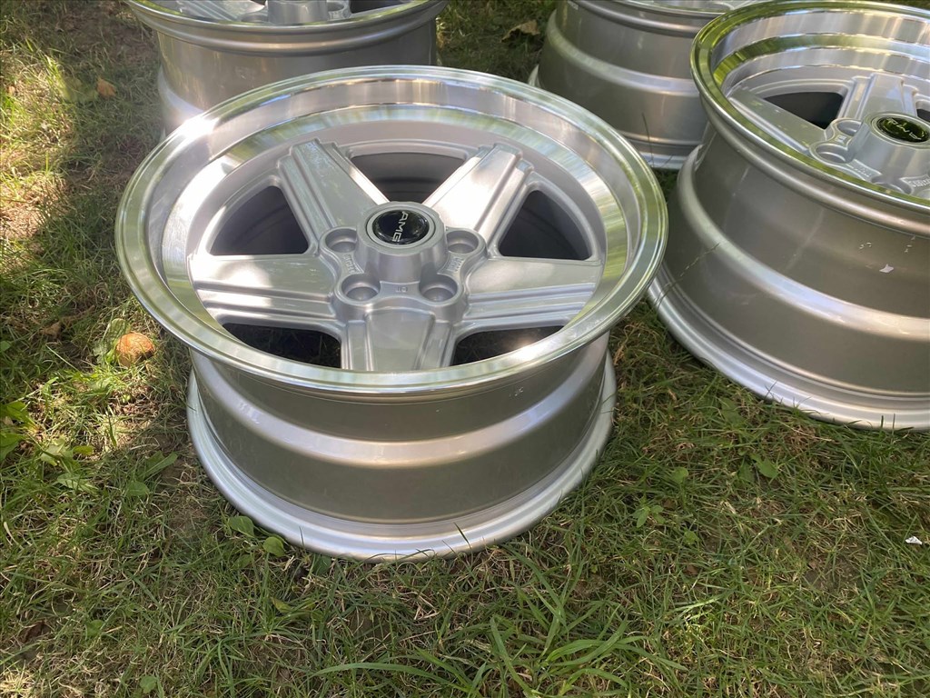 Mercedes AMG Penta 16" kétszéles alufelni 8j 9j w123 w126 w116 stb stb 14. kép