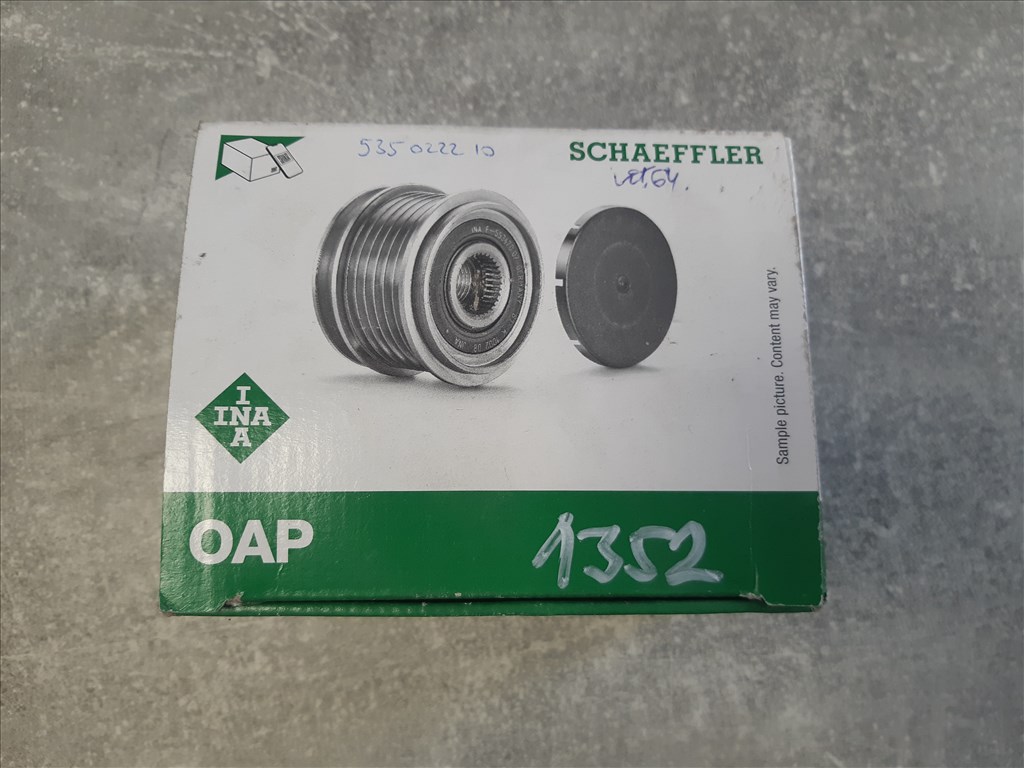 Volkswagen Touareg II, Porsche Cayenne II generátor, tengelykapcsoló csapágy, hajtás szíj  f55162306 2. kép