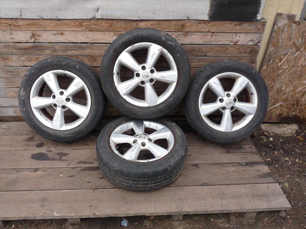  17" használt alufelni, rajta 215/60 használt gumi  2. kép