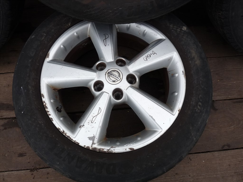  17" használt alufelni, rajta 215/60 használt gumi  6. kép