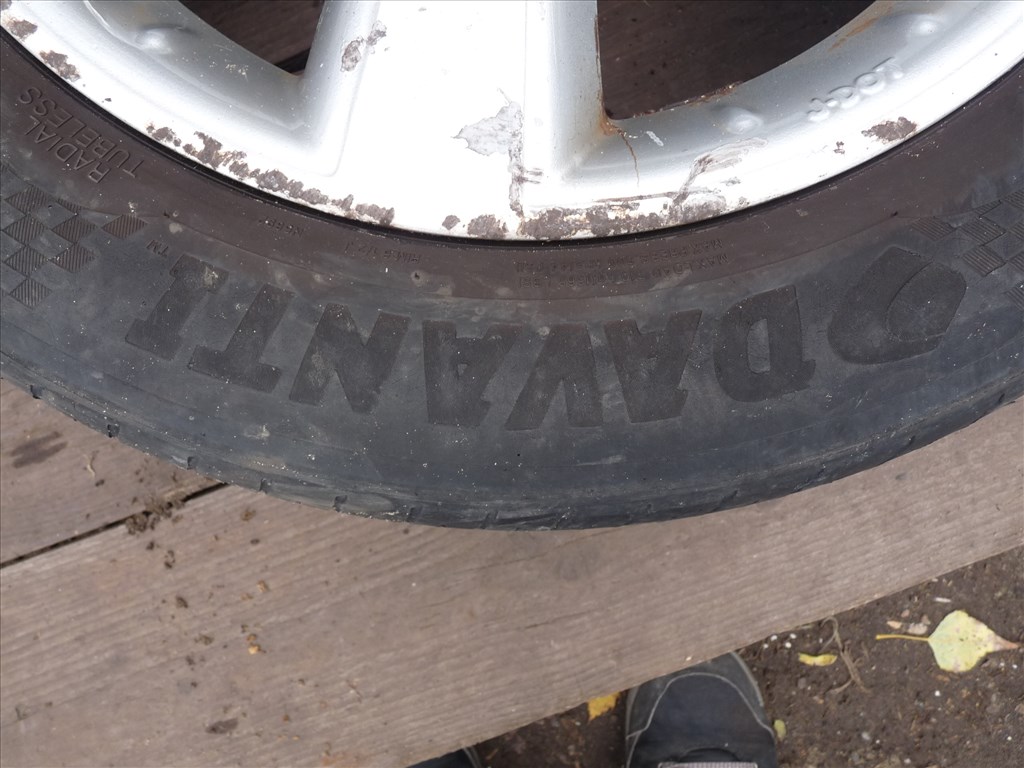  17" használt alufelni, rajta 215/60 használt gumi  8. kép