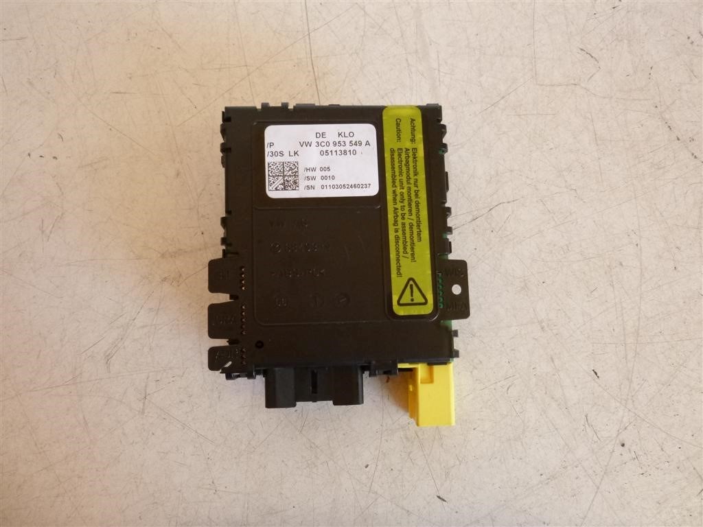 Volkswagen Passat VII (3C) kormánykerék modul 3C0953549A 2. kép