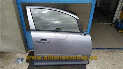 Opel Corsa D jobb első ajtó - ezüst