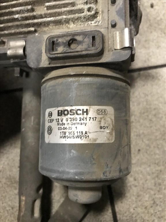 Volkswagen Touran I BAL ablaktörlő szerkezet + motor 1t0955119a 2. kép