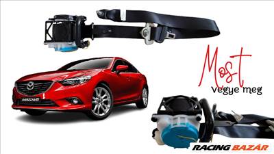 Mazda 6 (2nd gen) jobb első biztonsági öv  tkah2eh947 ce0064170301