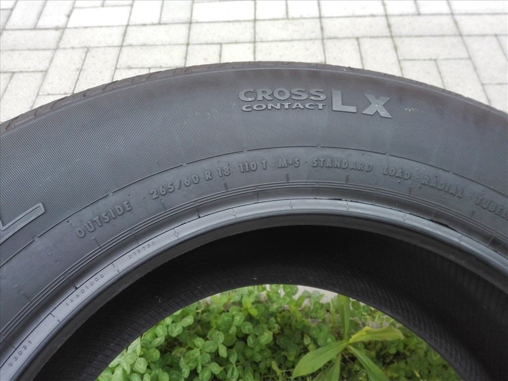 265/60R18 ÚJ Continental négyévszakos gumi garnitúra 265/60 r18 7. kép