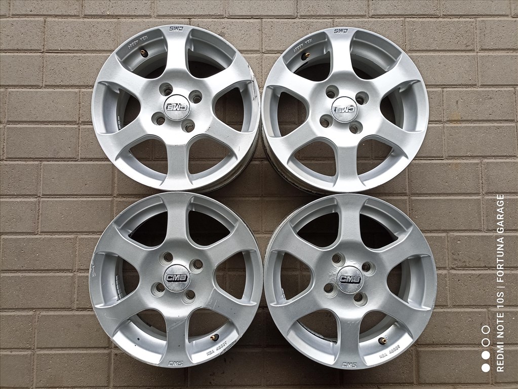 4x100 14" CMS használt alufelni garnitúra 1. kép