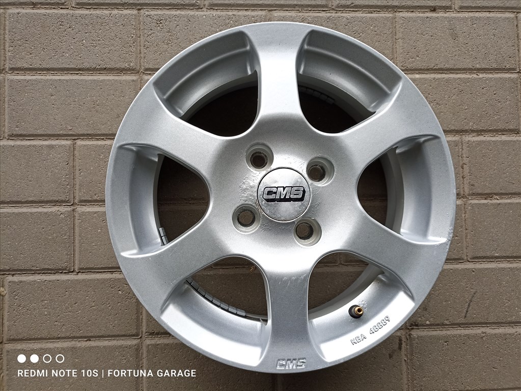 4x100 14" CMS használt alufelni garnitúra 4. kép