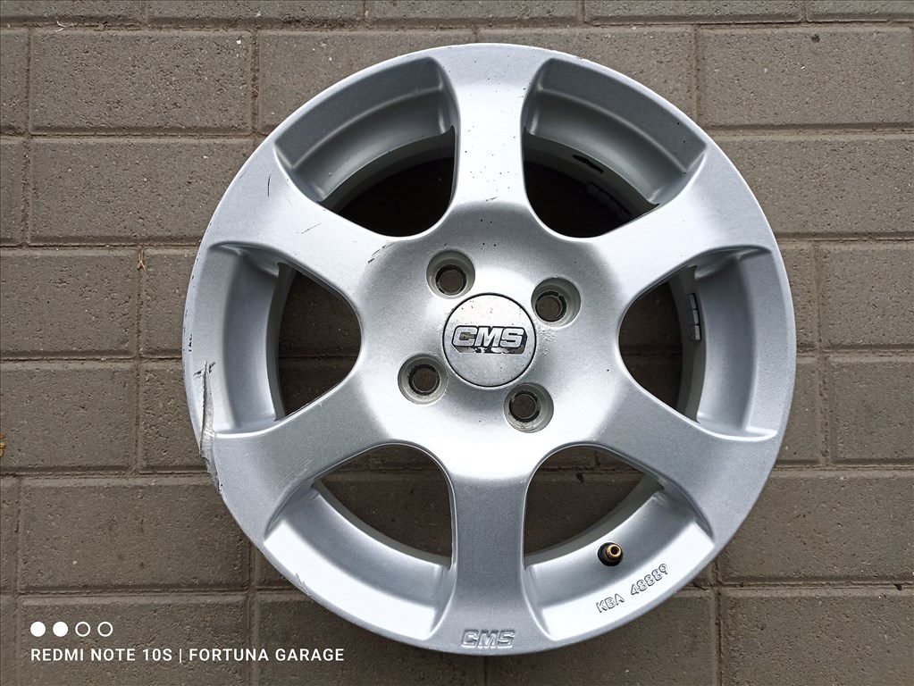 4x100 14" CMS használt alufelni garnitúra 6. kép
