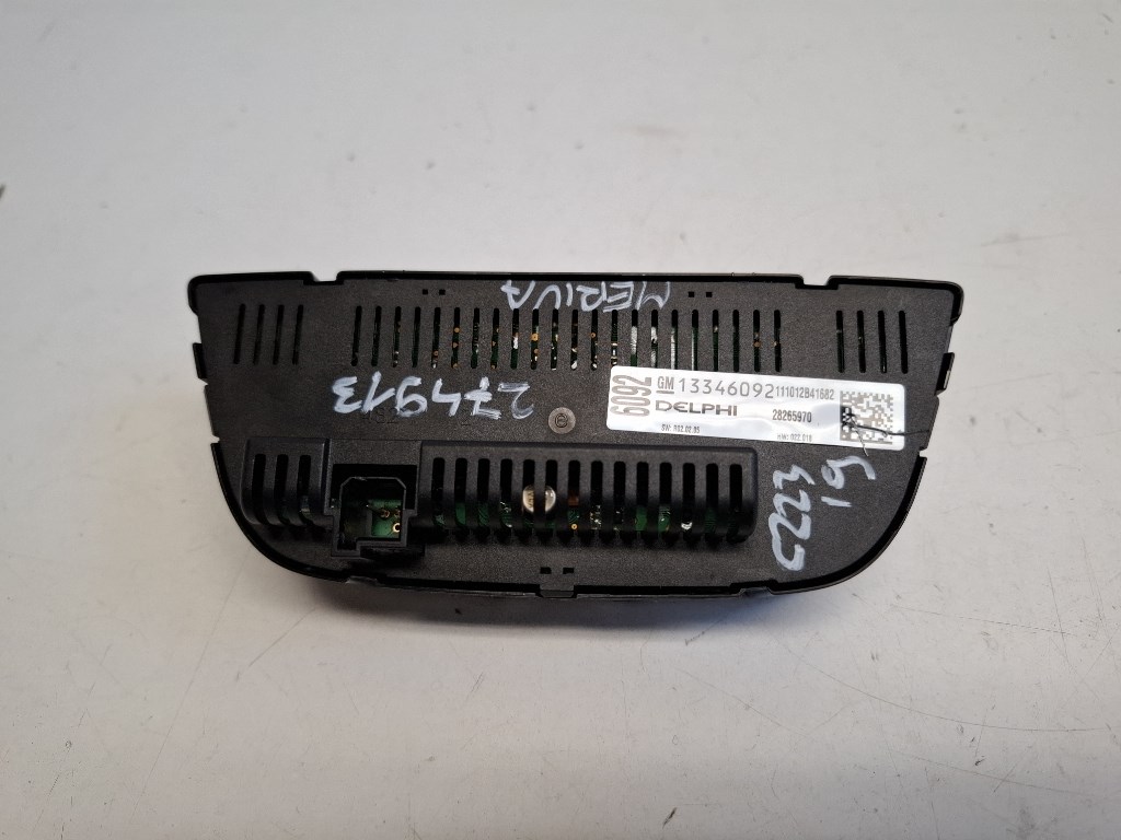 Opel Meriva  fûtéskapcsoló (fûtés kapcsoló) 13346092 2. kép