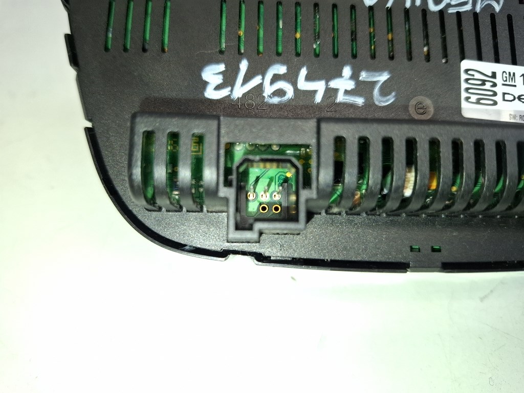 Opel Meriva  fûtéskapcsoló (fûtés kapcsoló) 13346092 4. kép