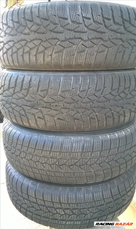 Eladó 4db 14-es 4x108 Peugeot,Citroen lemezfelni 185/65R14 új Nokian-Riken téli gumival   2. kép