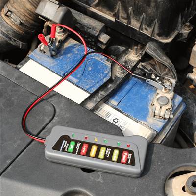 Akkumulátor teszter 12V - Autókhoz és Motorokhoz | Gyors és Pontos Mérés