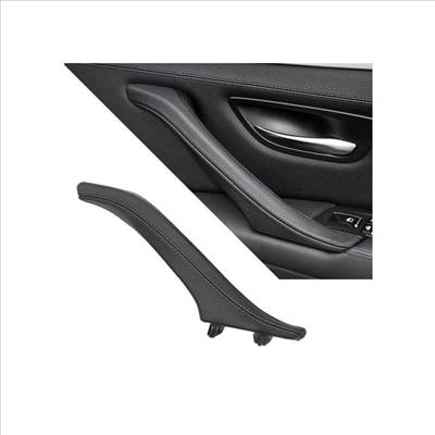 BMW F10 F11 F18 ajtóbehúzó, kapaszkodó belső+külső bőrözött fekete