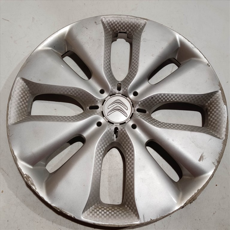 209534 Citroen C3 2010-2016 15"-os dísztárcsa (1db) a képen látható állapotban 9686533680 1. kép