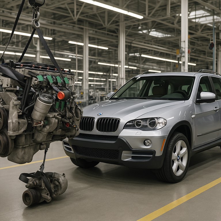 BMW X5 E70 3 literes egyturbós 30d/25d motor, donorja X5 E70 21646821306d3 m57tue2 1. kép