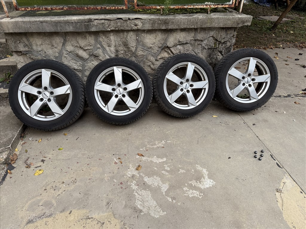  17" Rial alufelni 215/55R17 téli gumi 5X112 1. kép