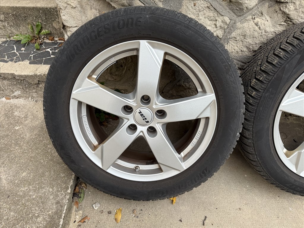  17" Rial alufelni 215/55R17 téli gumi 5X112 2. kép