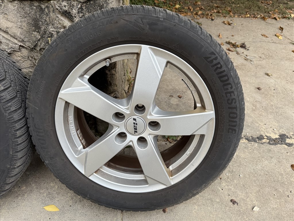  17" Rial alufelni 215/55R17 téli gumi 5X112 5. kép