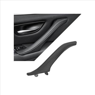 BMW F10 F11 F18 ajtóbehúzó, kapaszkodó belső+külső bőrözött fekete