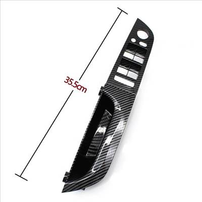 BMW E90 / E91 sofőr (bal) oldali ajtóbehúzó+konzol Carbon mintás rövid