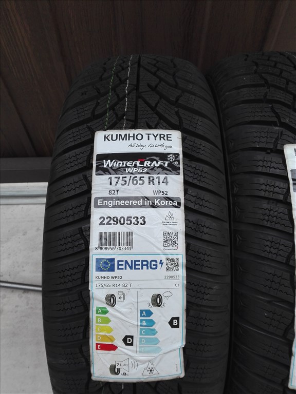 175/65R14 ÚJ Kumho téli gumi 2db 175/65 r14 2. kép