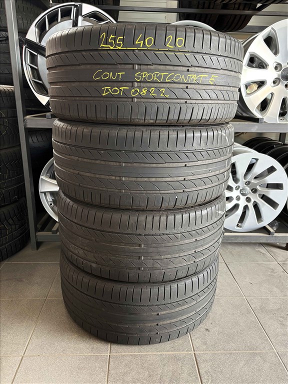 255/40 r20 Continental 2022 nyárigumi 4db 255/40r20 garnitúra 5. kép