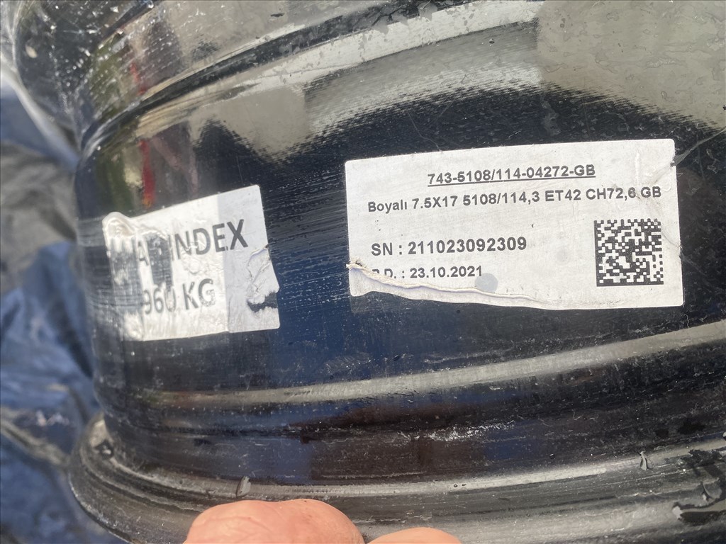 Eladó 3 db Boyall 17” alufelni – 2. kép