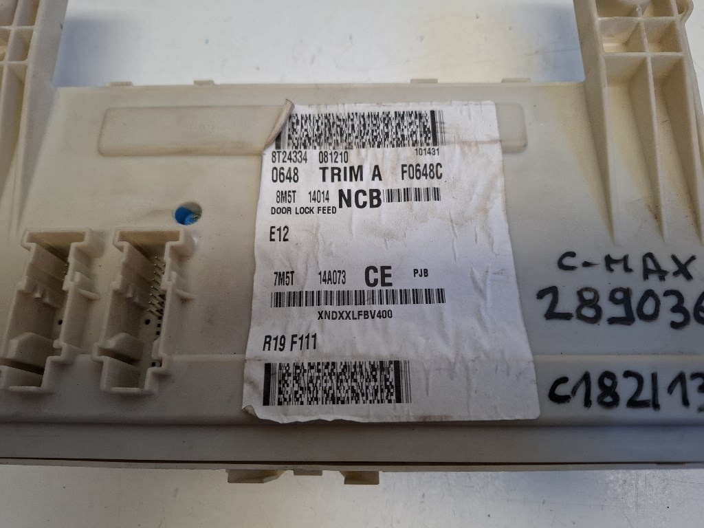 Ford Focus C-max  biztosítéktábla utastér 7M5T14A073CE 3. kép