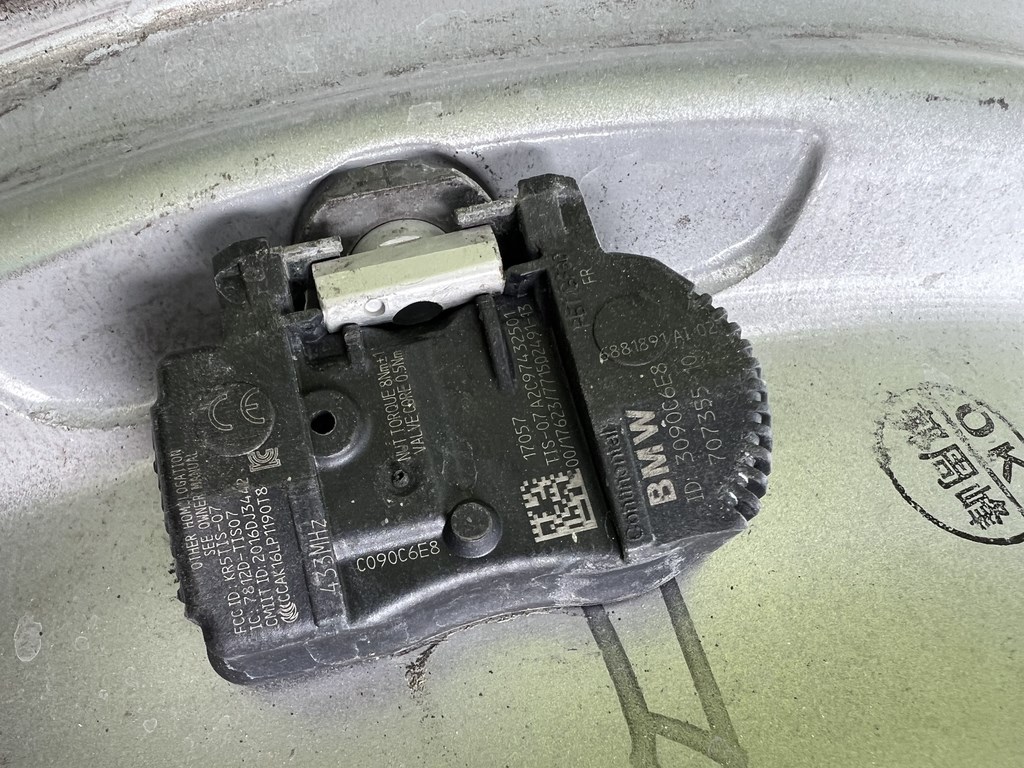 5x112 17" Mini gyári + TPMS szenzor alufelni 7,5Jx17h2 ET52 10. kép