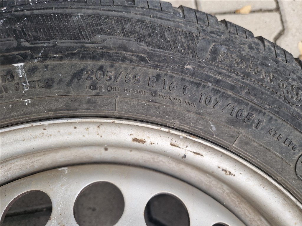  5x120 16" lemezfelni Points teherautó gumi pótkeréknek (26129, 26130) 3. kép