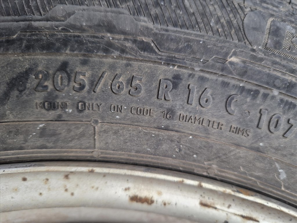  5x120 16" lemezfelni Points teherautó gumi pótkeréknek (26129, 26130) 4. kép